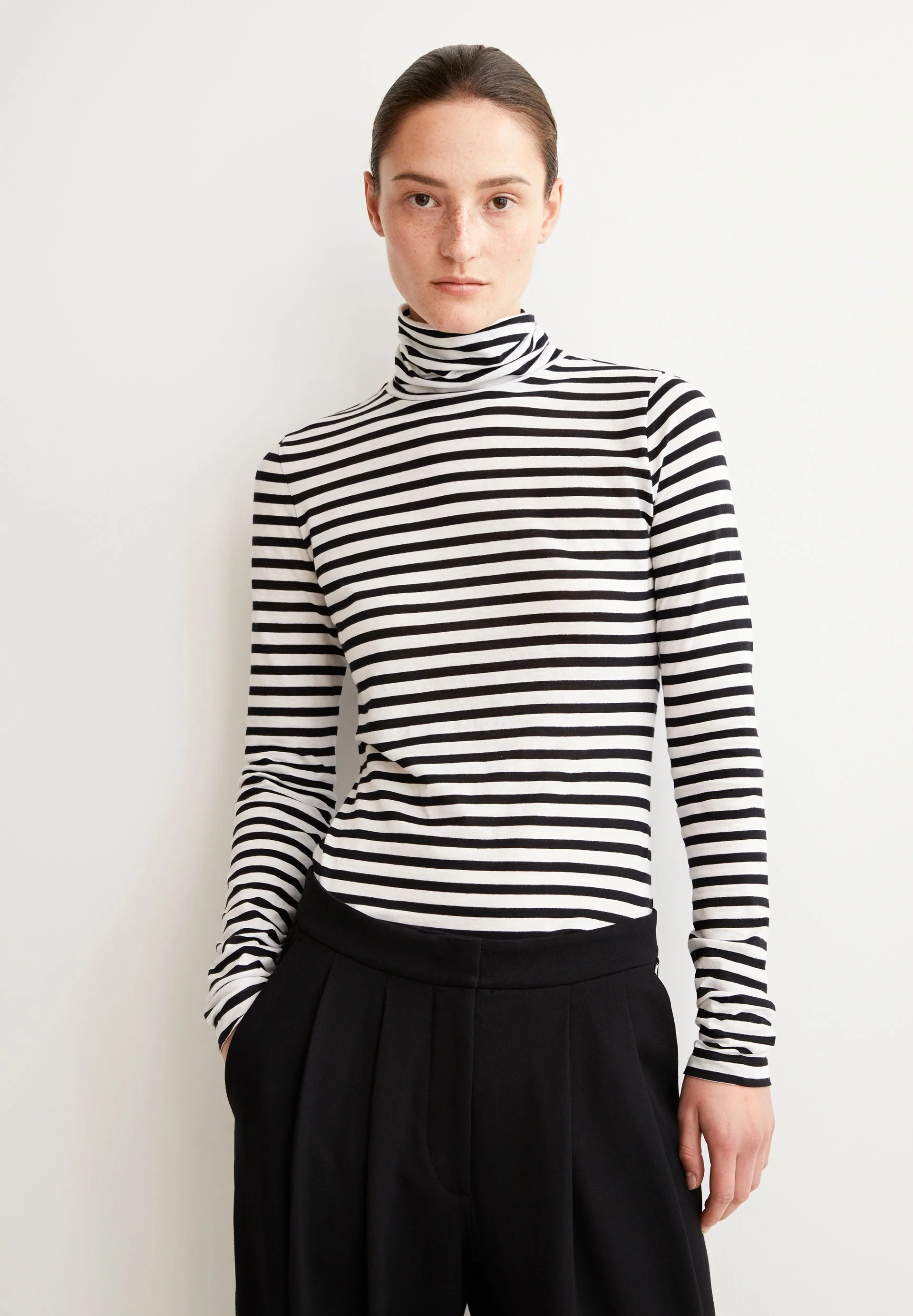 GRAZILIANAA GESTREIFTES LANGARMSHIRT | white-black - Image 4