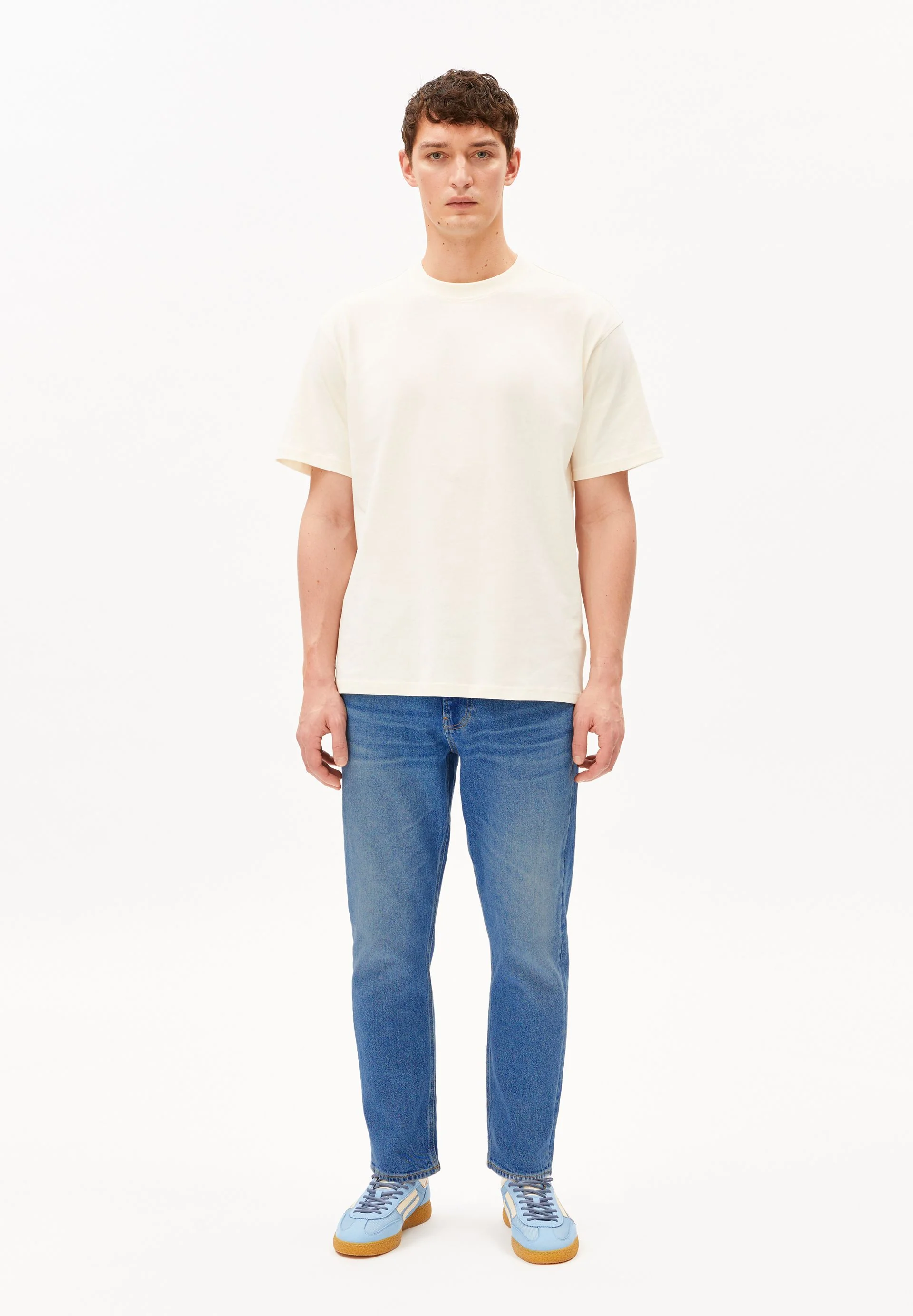 MAARKOS HEAVY WEIGHT T-SHIRT | oatmilk - Image 5