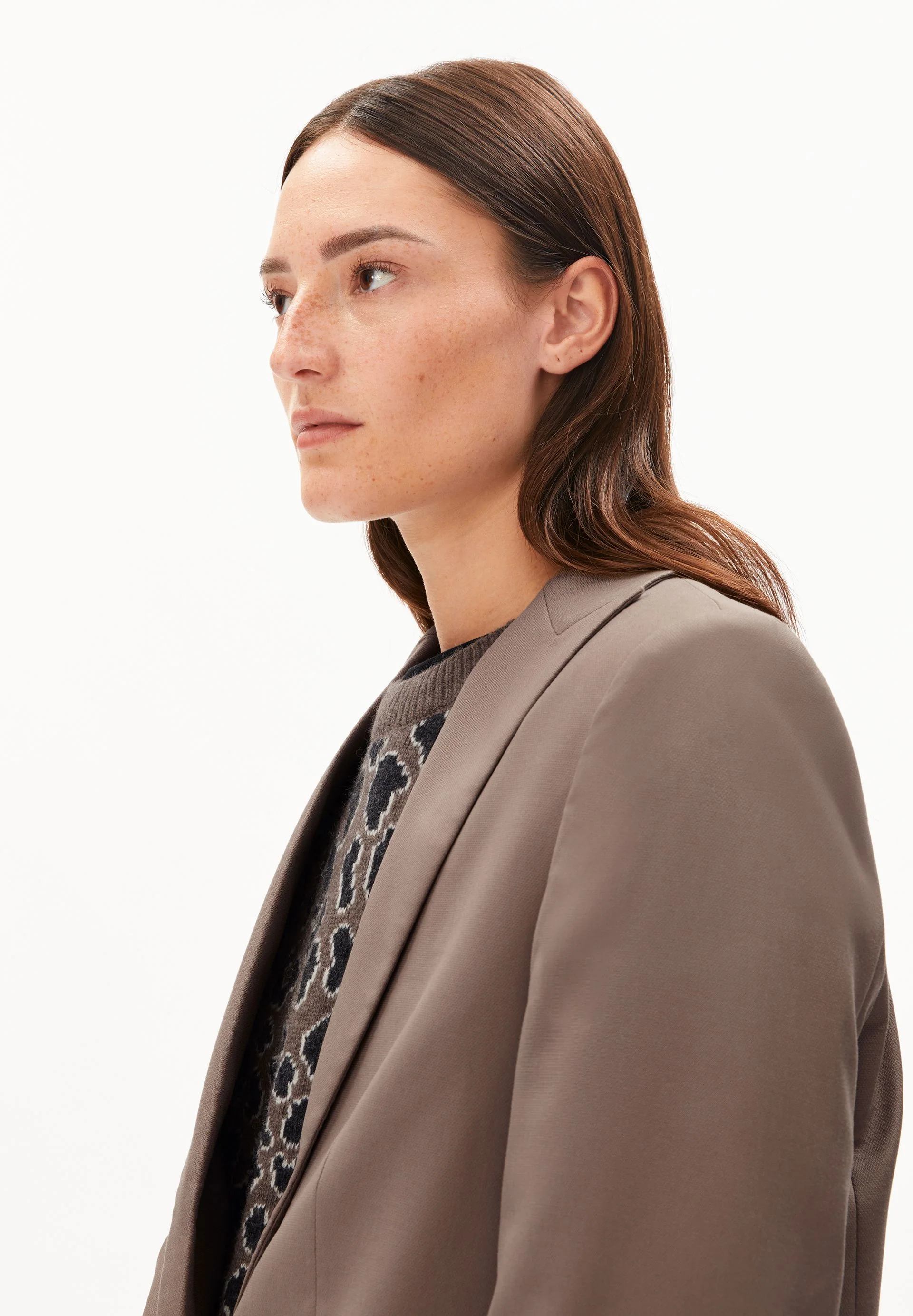 MIKULAA BLAZER | walnut cream - Image 3